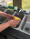 4-Compartment Portable Sink