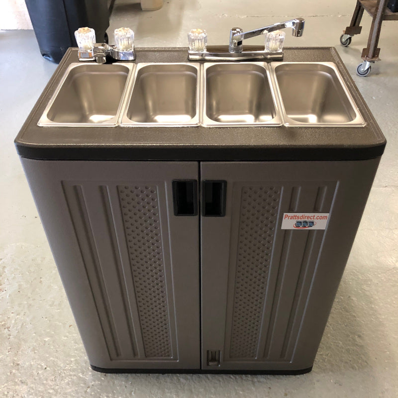 4-Compartment Portable Sink