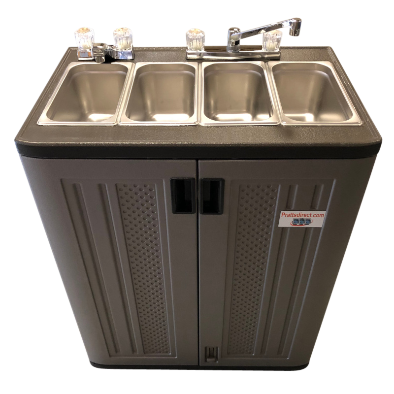 4-Compartment Portable Sink