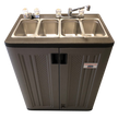 4-Compartment Portable Sink