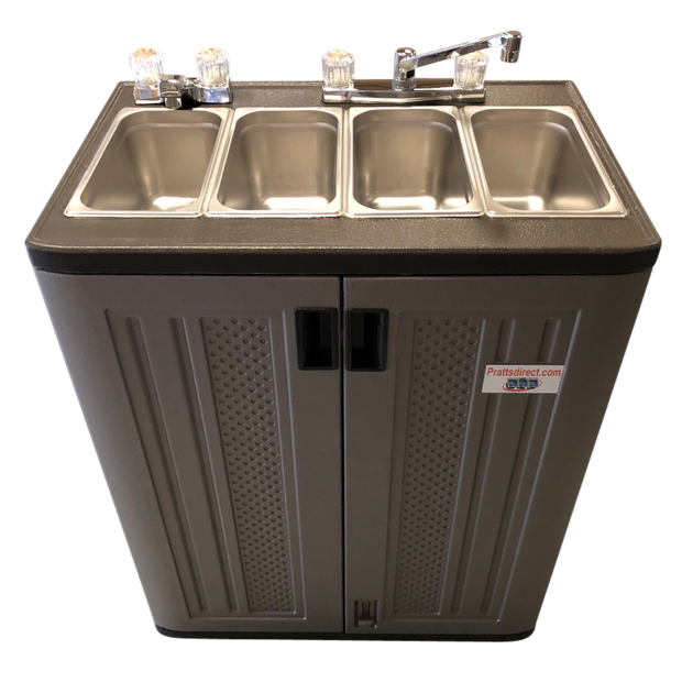 4-Compartment Portable Sink